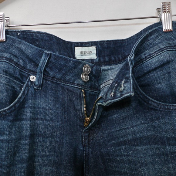 Hudson Crop Beth Baby Boot Dark Wash Size 26 - Picture 5 of 12